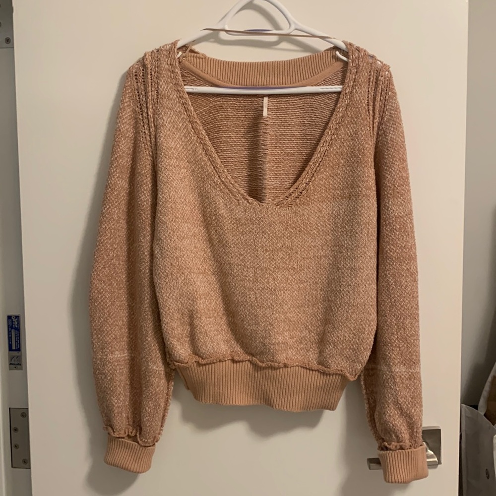 XS Free People loose knit sweater